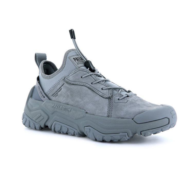 Palladium Off-grid LO LTH Men's Sneakers Grey | UK T409-OMW